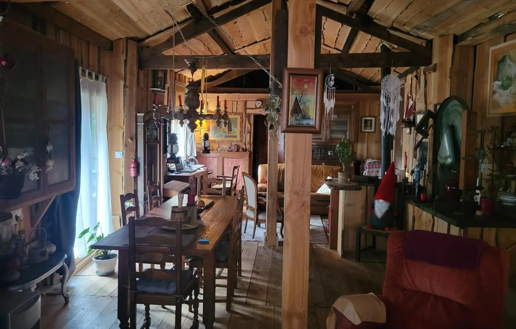 Bed & Breakfast La Cabane, Petite Chambre Agreable Chez L'Habitant, Maison Toute En Bois Valdeblore Frankrijk